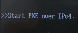 Start PXE Over IPv4