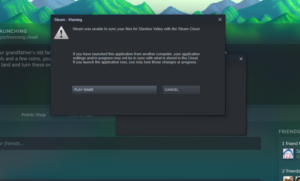 Steam Was Unable To Sync Your Files