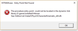 The Procedure Entry Point Could Not Be Located In The Dynamic Link Library