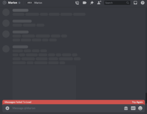 Discord Messages Failed to Load