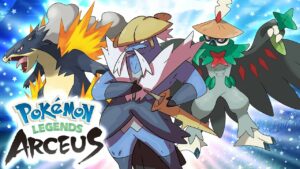 Pokemon Legends Arceus Starter Evolutions