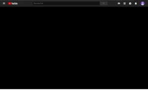 YouTube Screen Black Issue