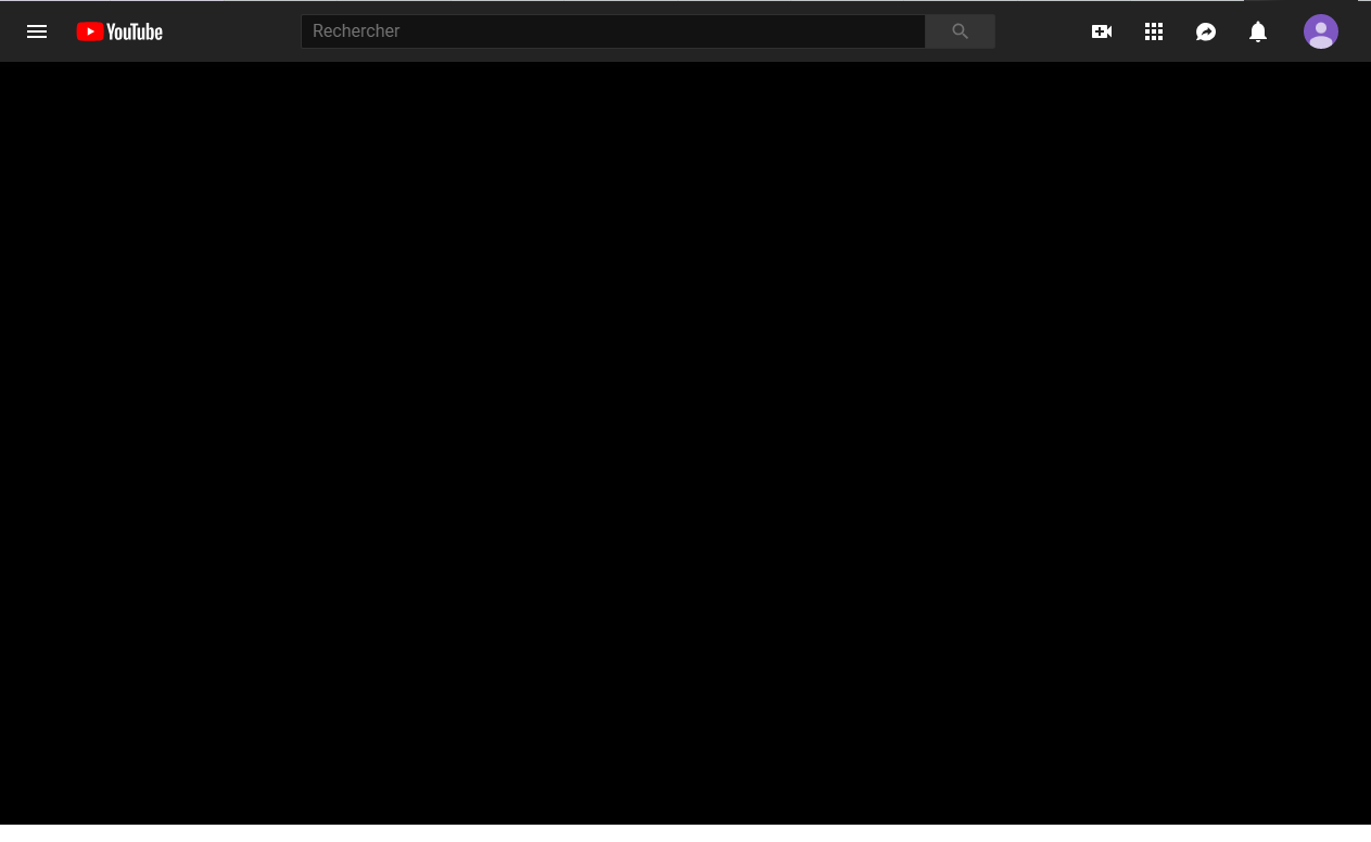 YouTube Screen Black Issue