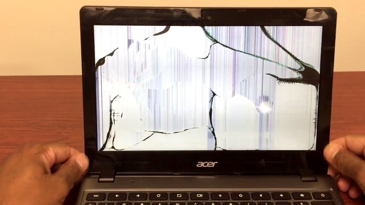 Cracked Chromebook Screen