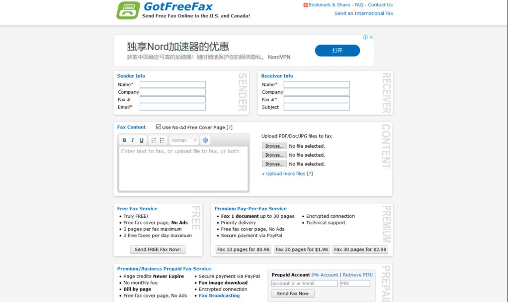 Free Fax Online No Credit Card