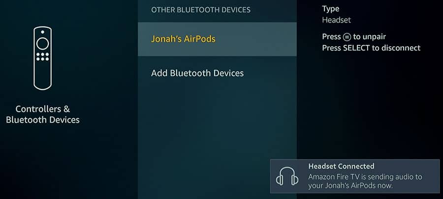Firestick Bluetooth Connectivity