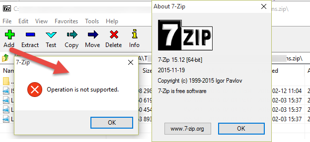 7-Zip Not Working