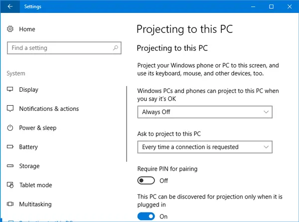 Bluetooth Audio Devices and Wireless Displays in Windows 10